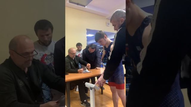 Взвешивание борцов Дагестан до 18 лет, до 80 кг. 25 января смотреть онлайн