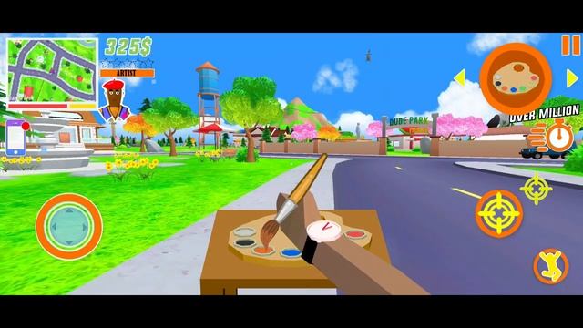 jack becomes an artist 🎨🧑🎨 in dude theft wars смотреть онлайн