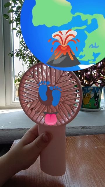 Pink mini fan / Розовый мини-вентилятор #minifan #mini #cute смотреть онлайн