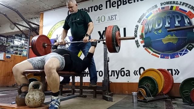 Чекренёв Валентин. Удержание штанги: 170/175/180 кг. Подгот?