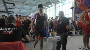 Взвешивание борцов на всероссийском турнире памяти Б.