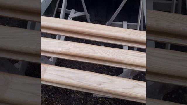 Сохнуть дубові пирила (поручні). @100liar. #деревянісходи #?