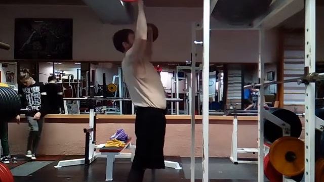 18 02 2020 жим штанги стоя 2