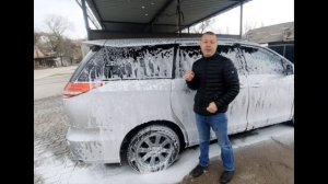 Сколько пены нужно наносить на автомобиль при мойке а?