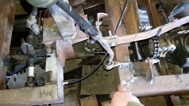 Педальный узел на минитрактор переломка.Pedal Assembly For Minit