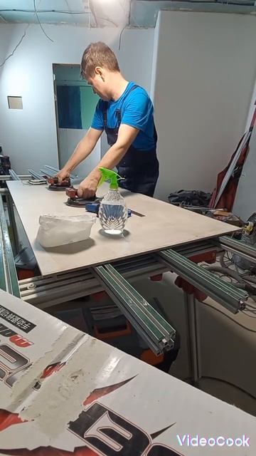 Рез керамогранита 800×1600мм толщина 10мм шина раймонди. смотреть онлайн