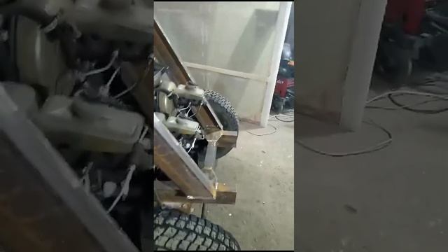 Обзор на самодельный Мини-погрузчик с двойным управле смотреть онлайн