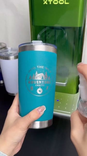 Смотри как быстро ваш xTool F1 гравирует термокружки #Tool #x смотреть онлайн