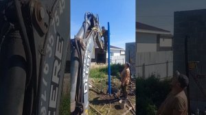 завалило буровые штанги