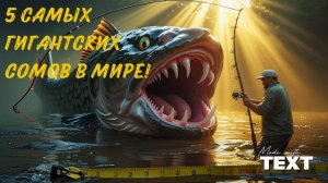 5 САМЫХ БОЛЬШИХ СОМОВ В ИСТОРИИ РЫБАЛКИ — ТОП-5 ГИГАНТОВ!