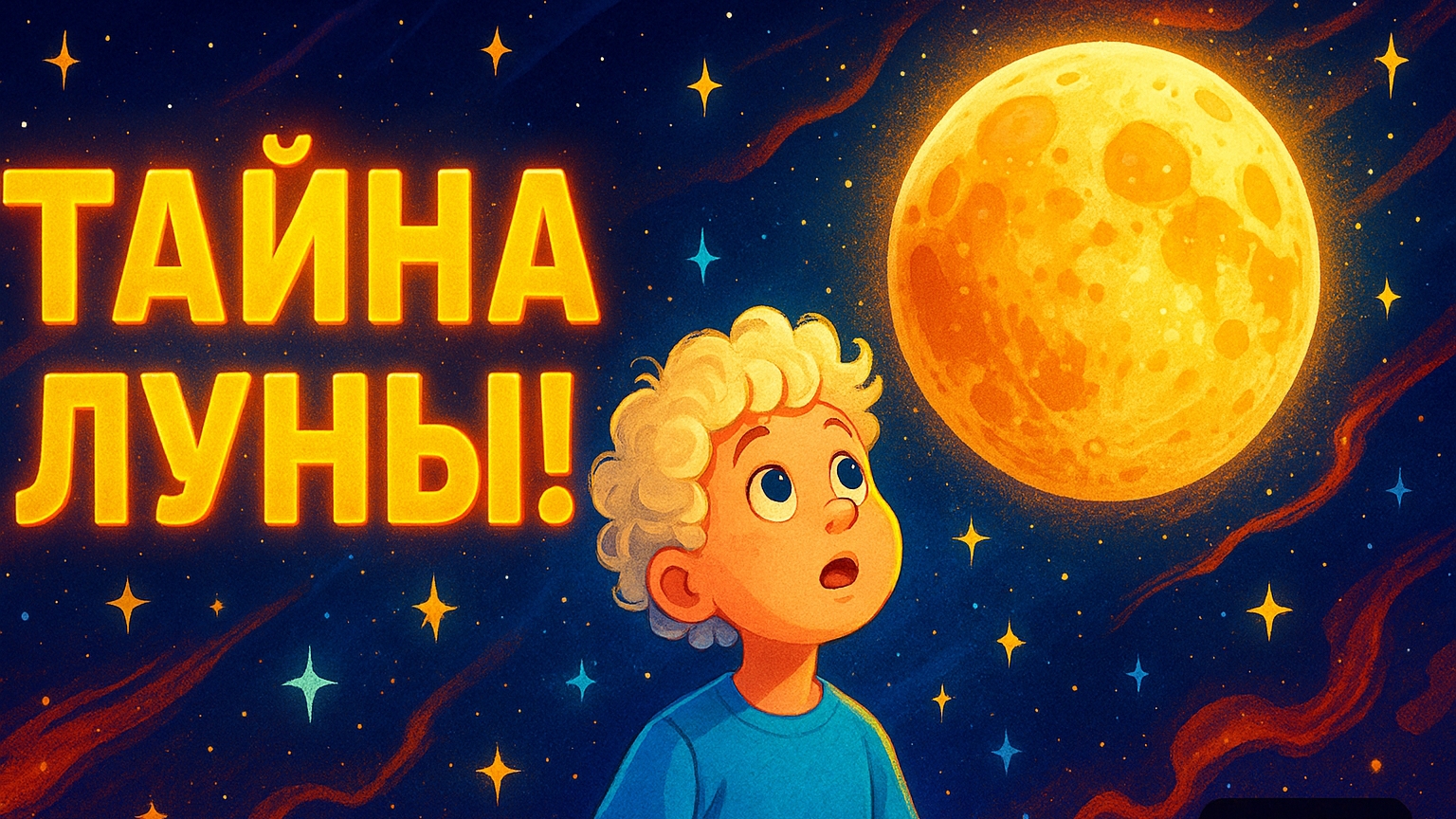 "ТАЙНА ЛУНЫ!"Что Скрывает Луна? Детская Познавательная История Для Детей | Энциклопедия | Мультик | смотреть онлайн