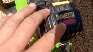 Аккумуляторная цепная пила Procraft PKA40Li/Рабочие испытани