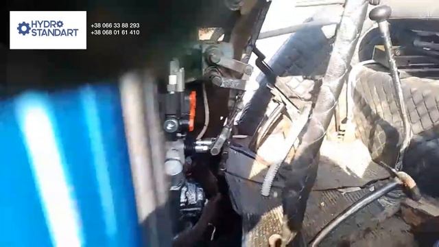 Установка импортного гидрораспределителя Р40 на штатн