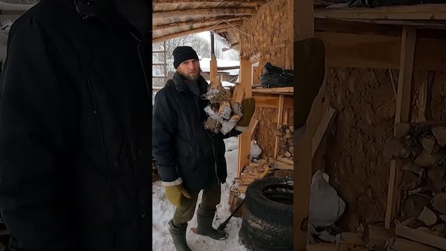 Как легко колоть дрова. Гениально! #дрова #колоть #дров? смотреть онлайн