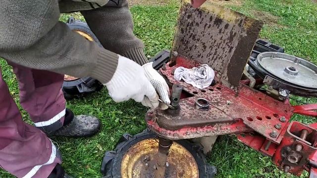 замена сальников редуктора мотоблок луч смотреть онлайн