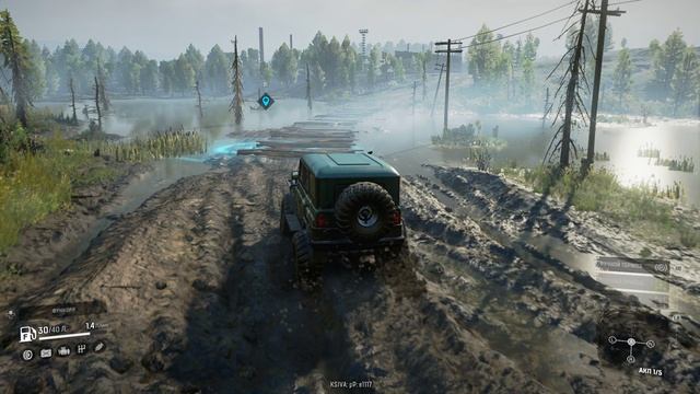 SnowRunner | перевозка грузов и разведка местности по бездорожью