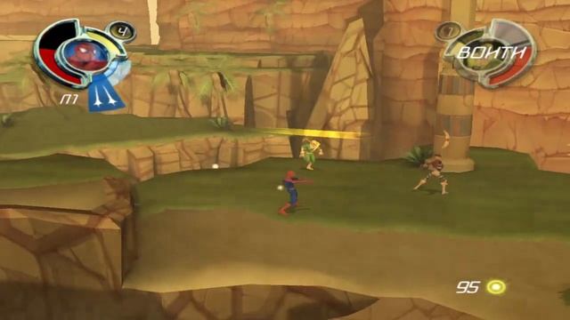 Spider Man Friend Or Foe (Локация Каир) часть 10 уровень ОАЗИС (Человек Ящер)