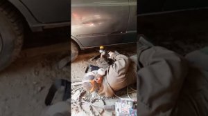 сварка порога Hyundai accent