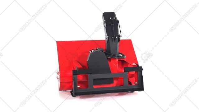 Снегоуборщик роторный RED для мини-погрузчика 3D обзор. смотреть онлайн