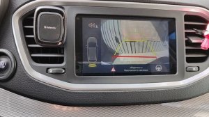 Vesta NG. Почти штатные парктроник и камера!