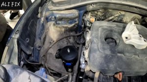 замена правой опоры двигателя ... hyundai santa fe 2019-2024 (крутя?
