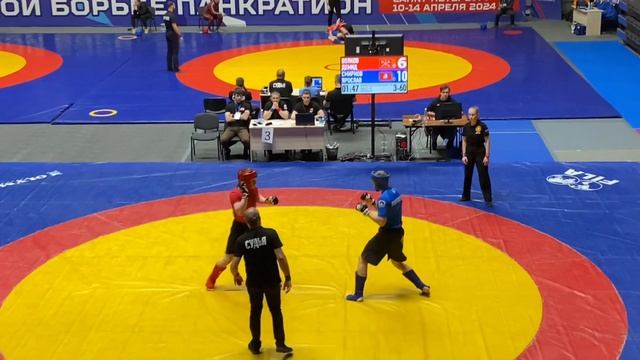 ПЕРВЕНСТВО РОССИИ ПО ПАНКРАТИОНУ. 16-17 лет. 1 бой #ufc #mma #wr смотреть онлайн