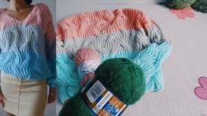 ВЯЖЕМ ПУЛОВЕР ГРАДИЕНТОМ