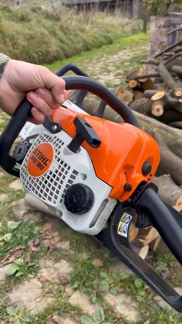 Запуск бензопили STIHL - MS 180 смотреть онлайн