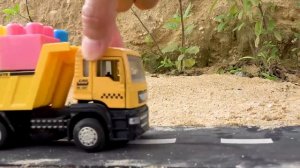 Пожарные машины, экскаваторы, полицейские машины и забавные монстры | Коллекция игрушечных машин