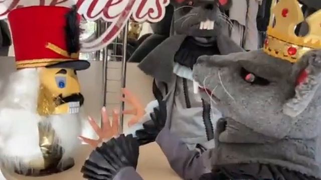 P0221+S0093D Крыса+ Головной Убор Король Крыса Голова Маска