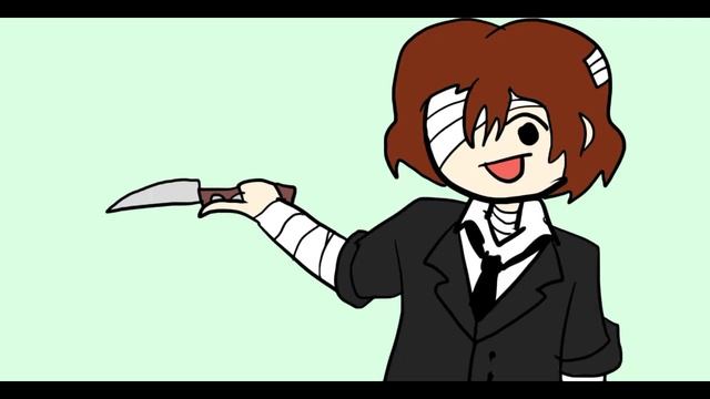 GRAB THE KNIFE MEME| DAZAI OSAMU ANIMATIC | BSD ANIMATIC |Дазай Осаму меме| Бсд аниматик |N&A