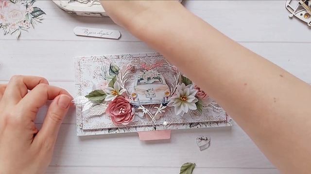 Mастер-класс - свадебный конверт с подсветкой. Скрапбу смотреть онлайн