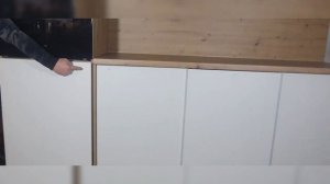 кухонный гарнитур с раздвижными фасадами