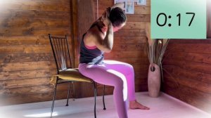 Плоский живот за 7 минут | Тренировка на пресс сидя на