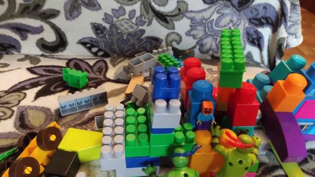 Lego Minecraft приключения Лего Нуб и Тыквоголовый. черепашки-ниндзя.super Mario смотреть онлайн