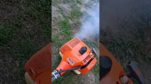 работа триммера олео мак Спарта 38.Италия!!!!