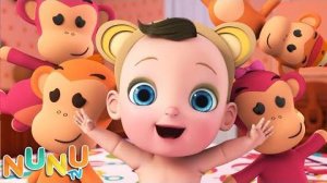 Пять маленьких обезьянок + больше детских песен