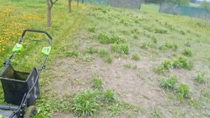 Честный отзыв о газонокосилке аккумуляторной самоход