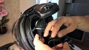 Установка мотогарнитуры Fodsports FX8 Pro на мото шлем LS2 FF900.