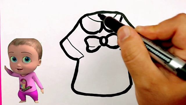 Drawing Sweater for children/ how to draw / drawings/ easy draw/ Рисование Свитер д смотреть онлайн