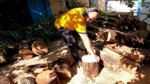 Пиляю дрова бензопилою. Бензопила ланцюгова Dnipro-M DSG-45H