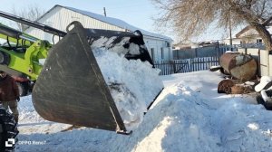 Уборка снег Трактор ZOOMLION. "Tractor snow removal"  #трактор #минит?