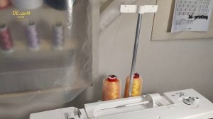 Видеоинструкция - многоцветник 2 (без регулировки высоты нитенаправителя) для Janome MC 500E, 550E