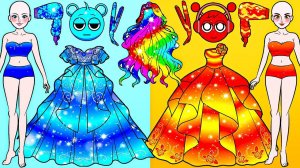 Мультики для девочек🐾 Красная против Синей семьи Спрунки🐾 Мультики про куколки для малышей и детей