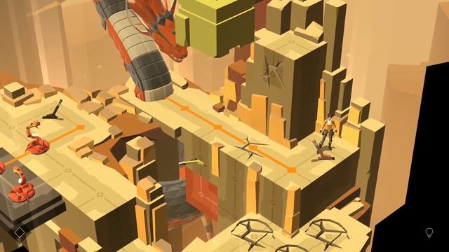 Lara Croft GO. 4 Лабиринт Духов. 7 Трон Древних