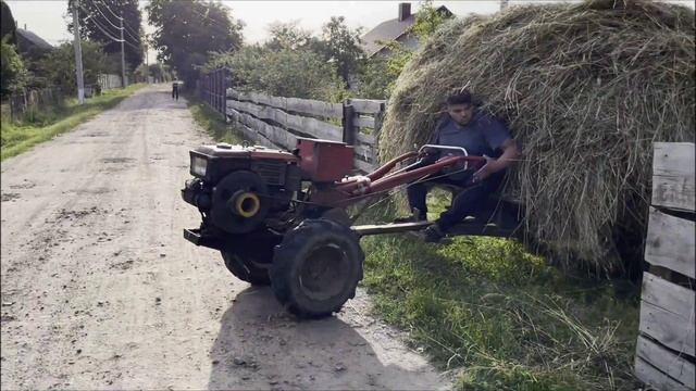 Ось так працює МОТОБЛОК🚜💪🔥#animal #diy #farming #village#villagelife#a смотреть онлайн