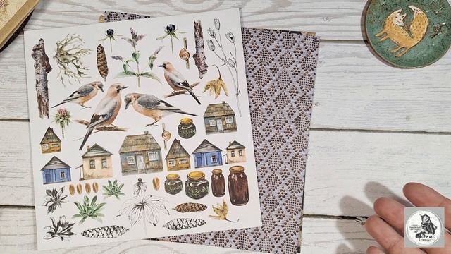 Скрапбукинг: покупки. Открытка от Ани.