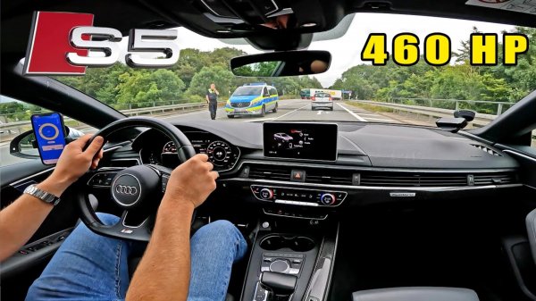 AUDI S5 НЕЛЕГАЛЬНАЯ но БЫСТРАЯ на АВТОБАНЕ AutoTopNL