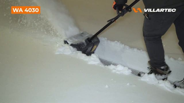 Аккумуляторная снегоуборочная лопата VILLARTEC WA 4030 - лёгк смотреть онлайн