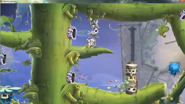 прохождение Rayman Legends/История жабы /2 уравень